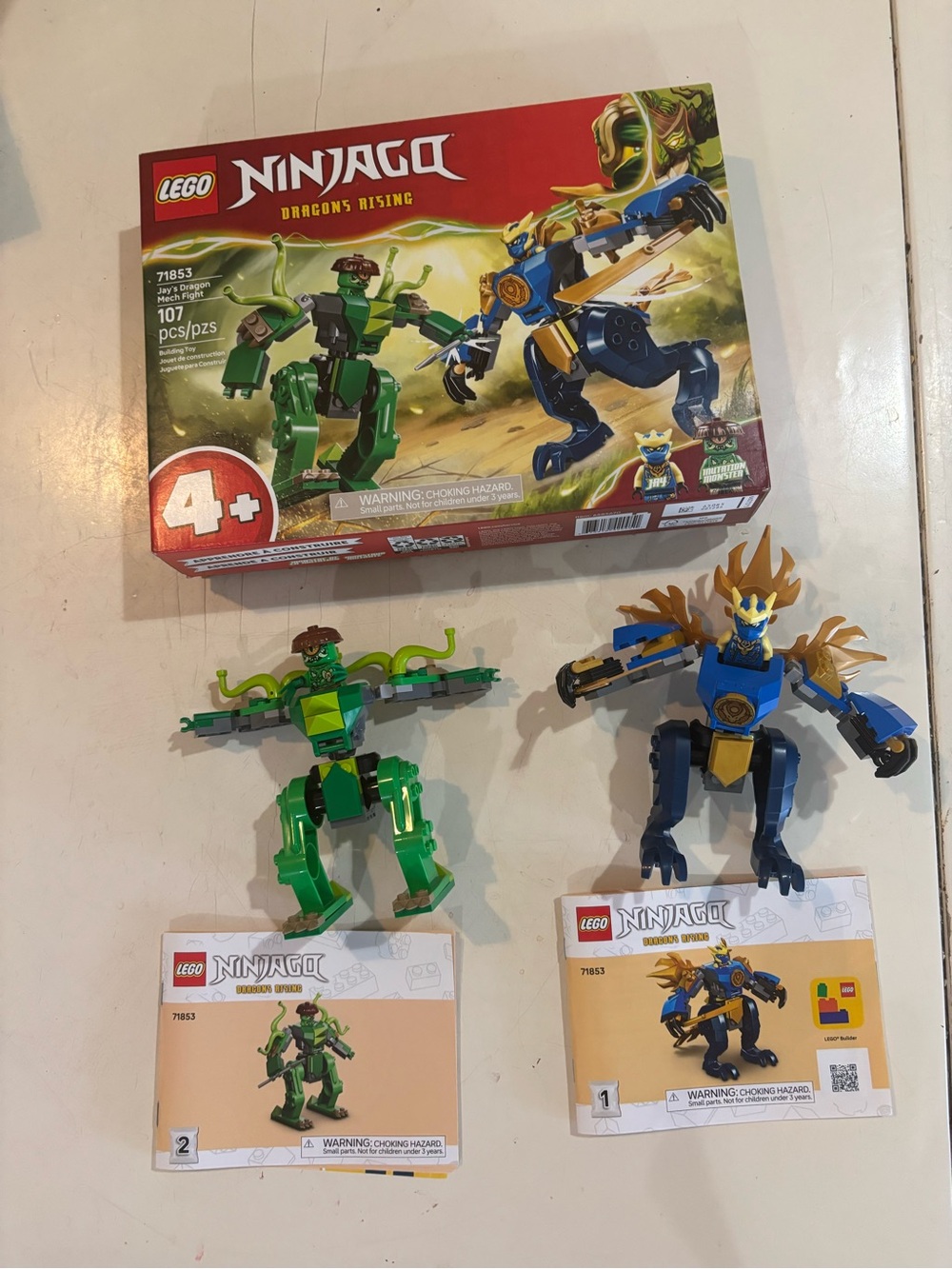 LEGO Ninjago Blue & Green Dragons Rising Buildable Figures